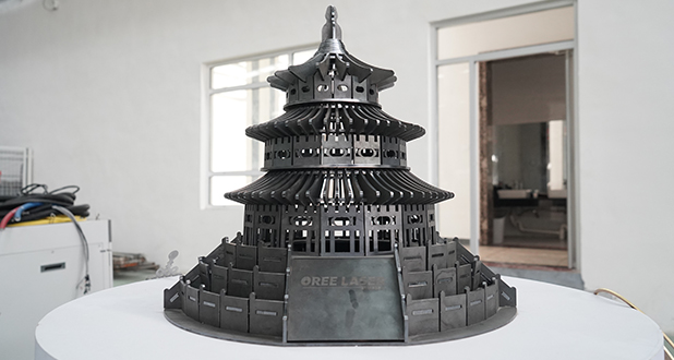 激光切割碳钢样品展示